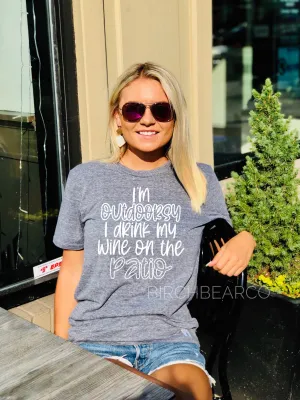 I'm Outdoorsy Wine Shirt | Funny Shirt | Unisex Shirt