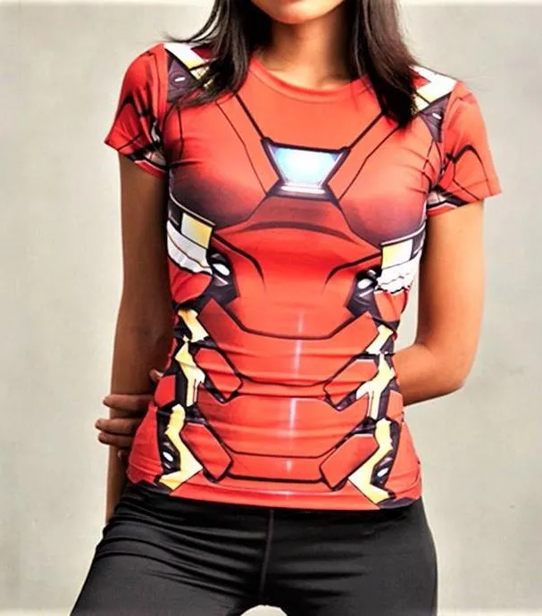 IRON MAN Women's Gym T-Shirt