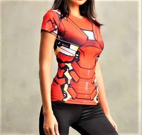 IRON MAN Women's Gym T-Shirt