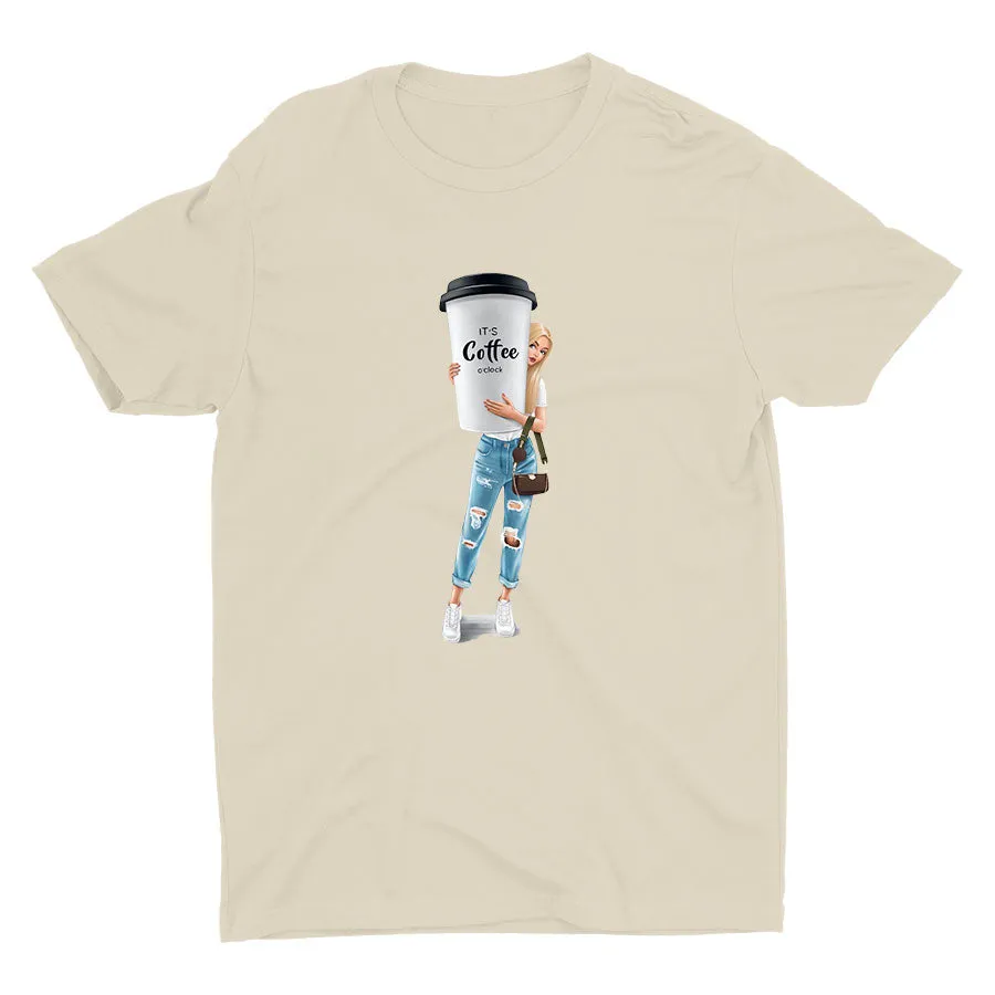 It's Coffee O'clock Cotton Tee