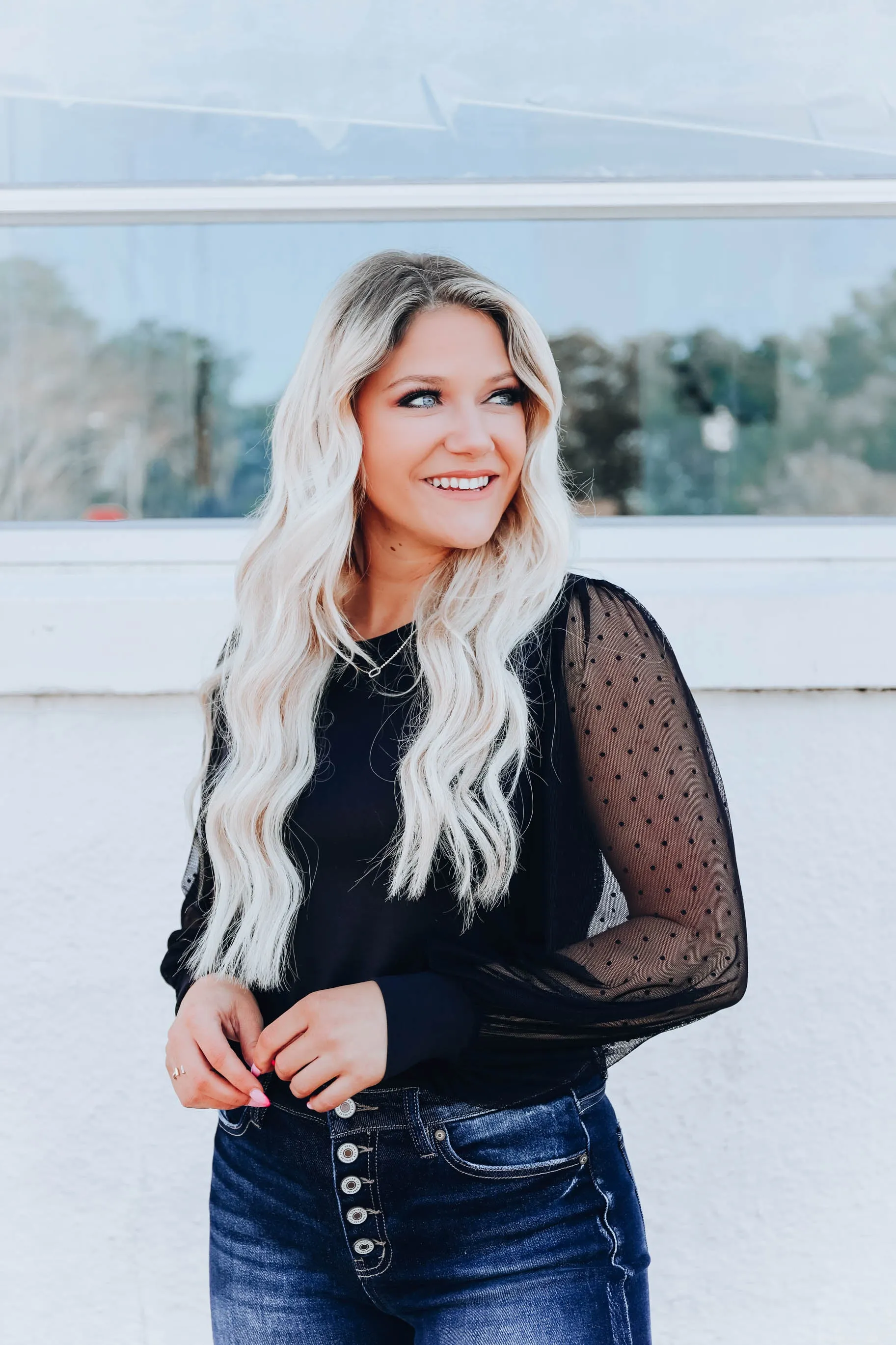 Just the Essentials Top- Black