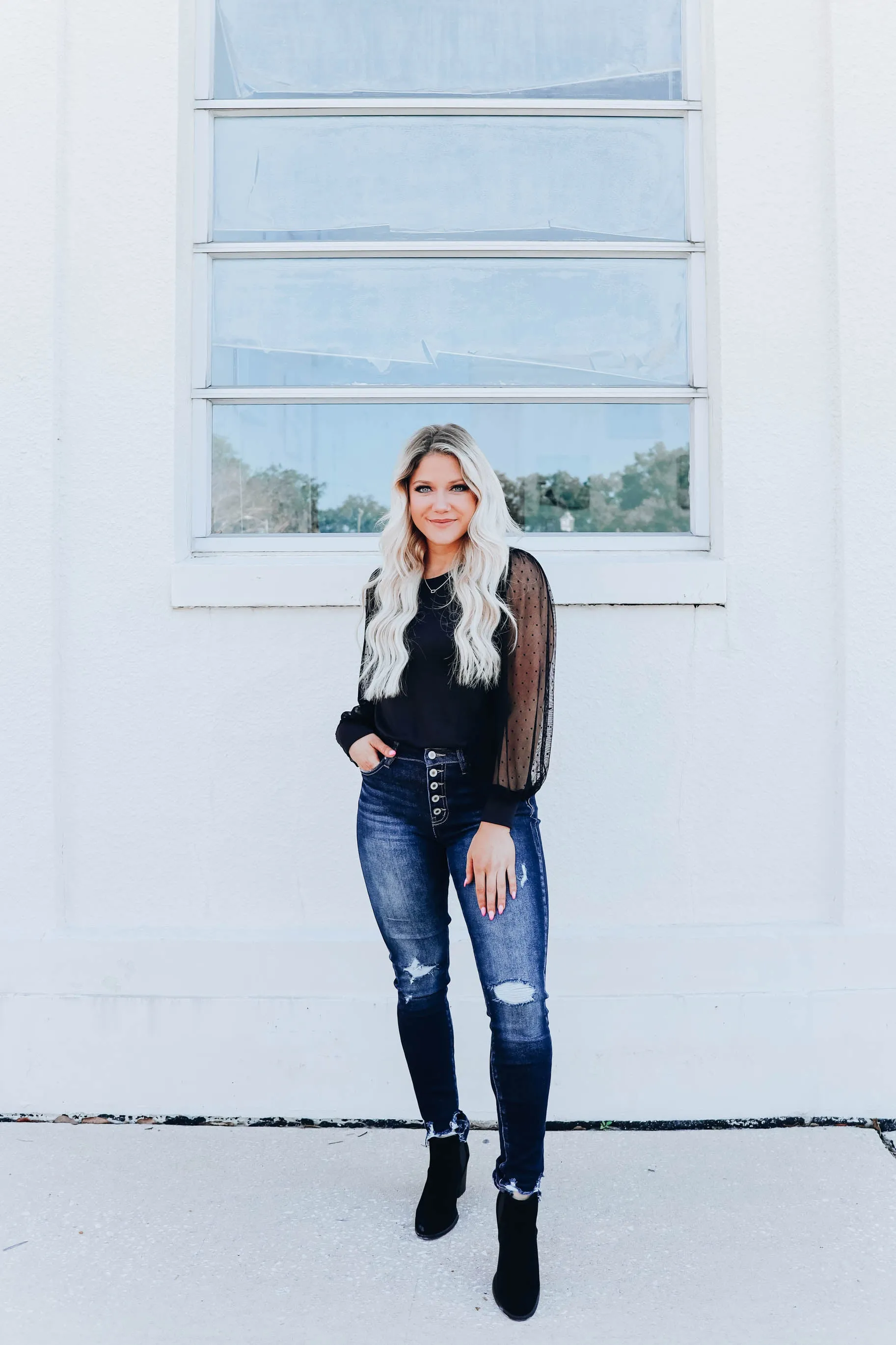 Just the Essentials Top- Black