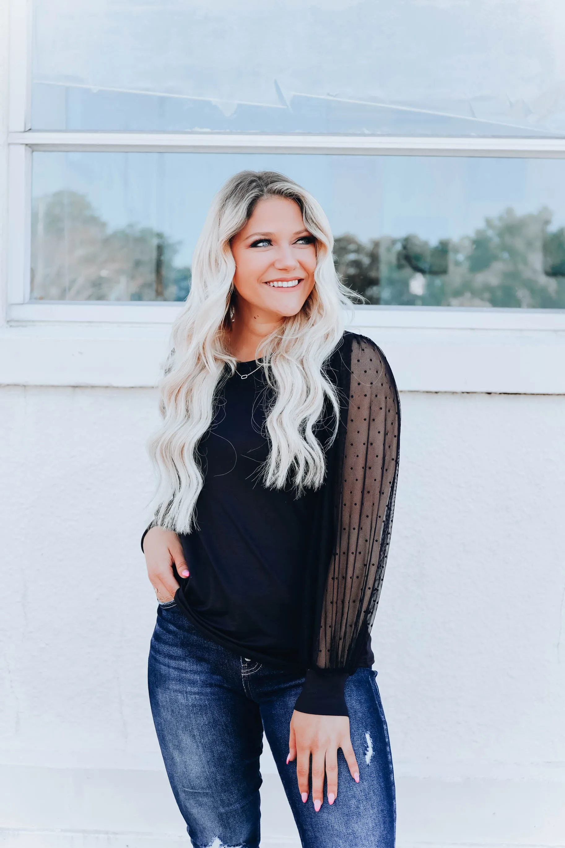 Just the Essentials Top- Black