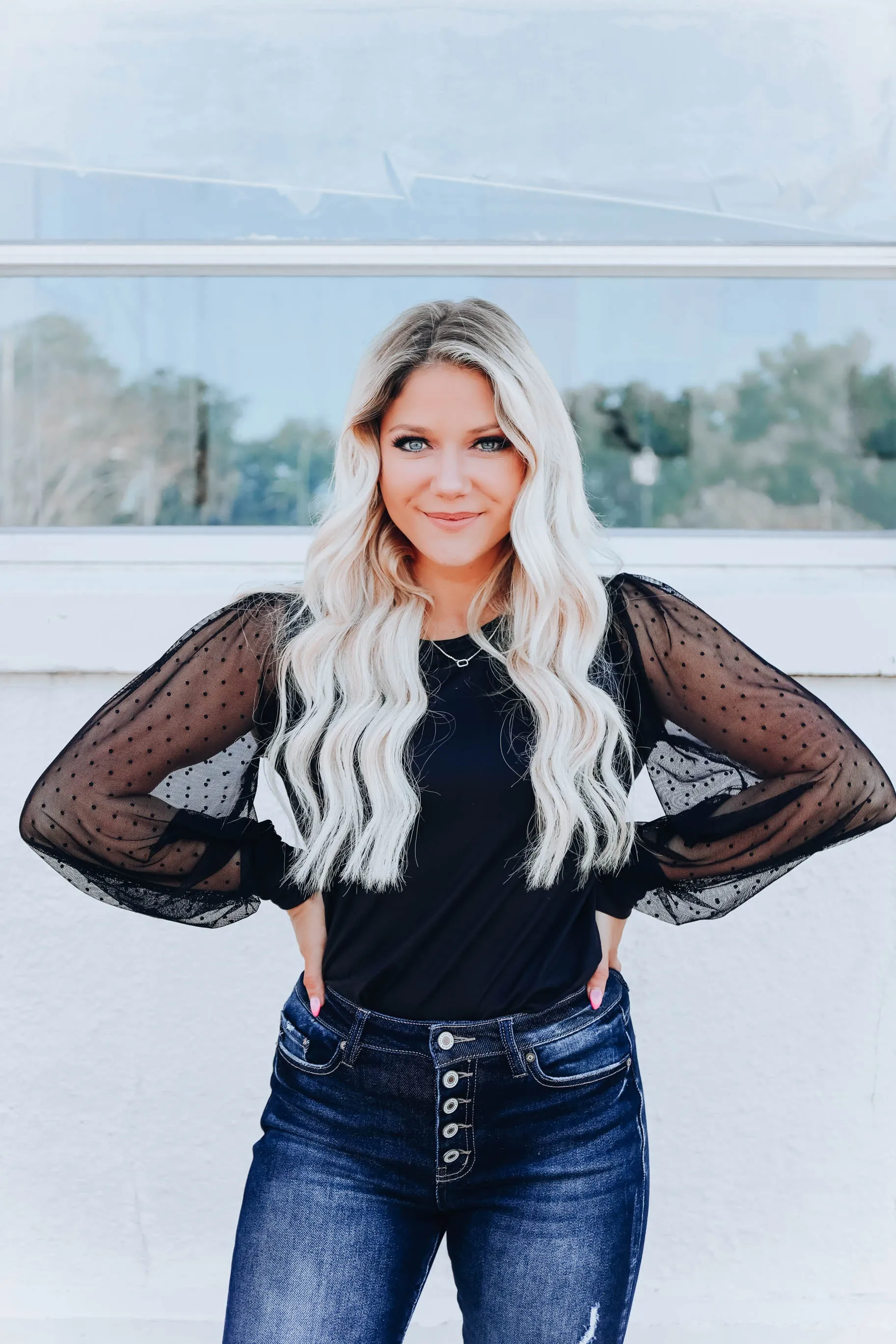 Just the Essentials Top- Black