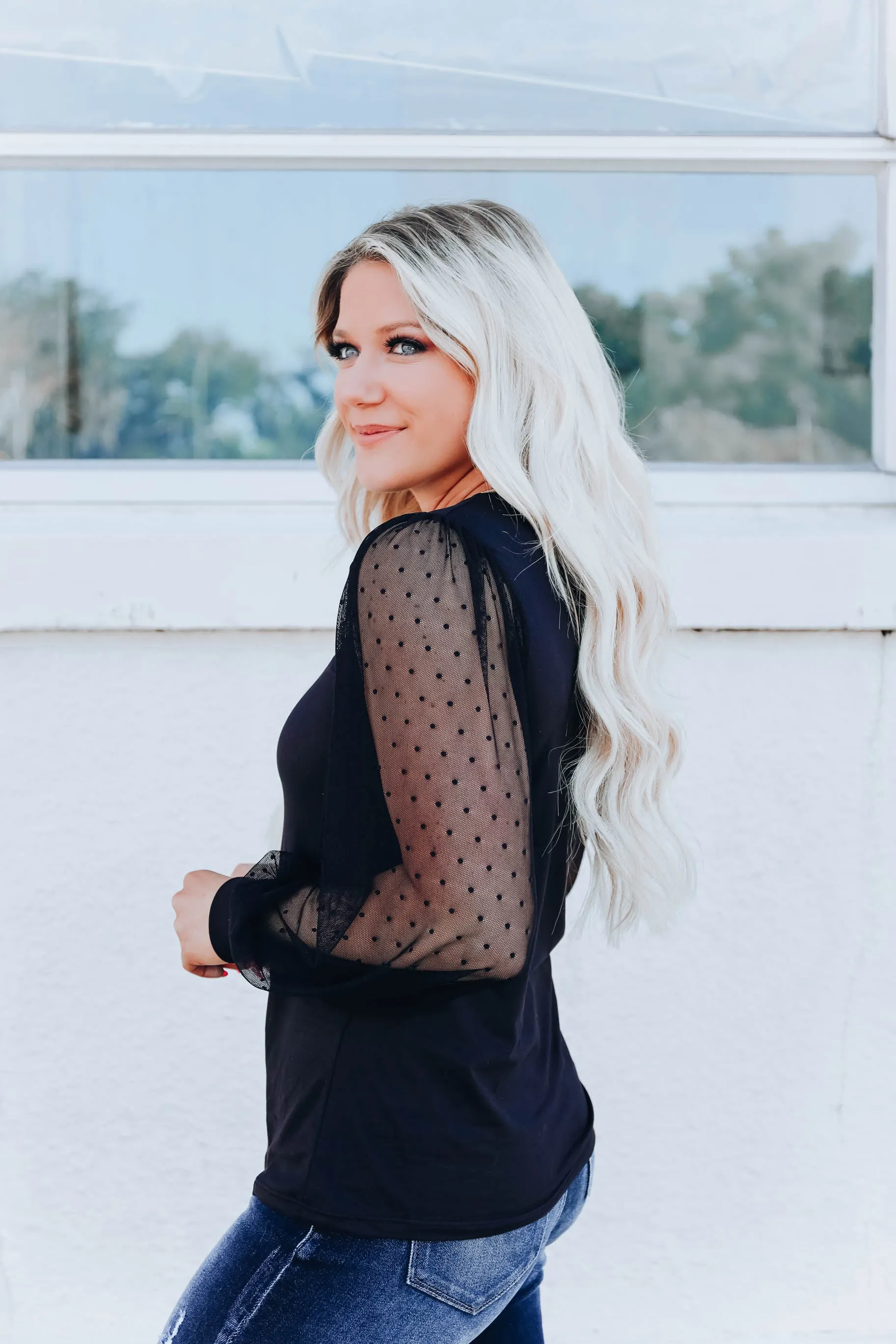 Just the Essentials Top- Black