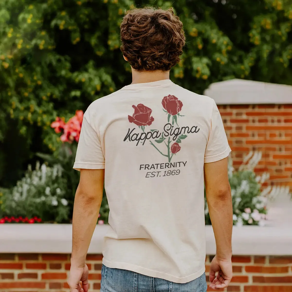 Kappa Sig Rosebud Ivory Short Sleeve Tee