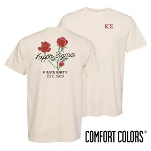 Kappa Sig Rosebud Ivory Short Sleeve Tee