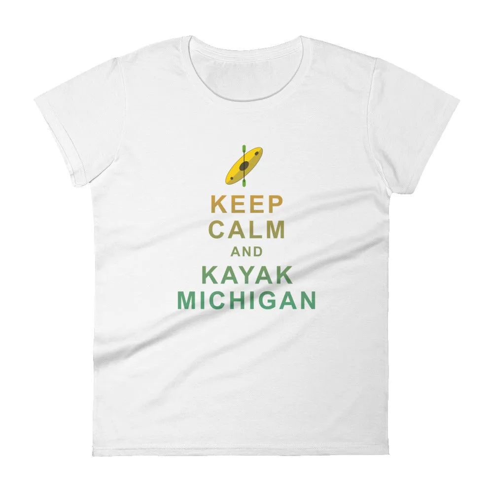 Keep Calm and Kayak Michigan - Women's