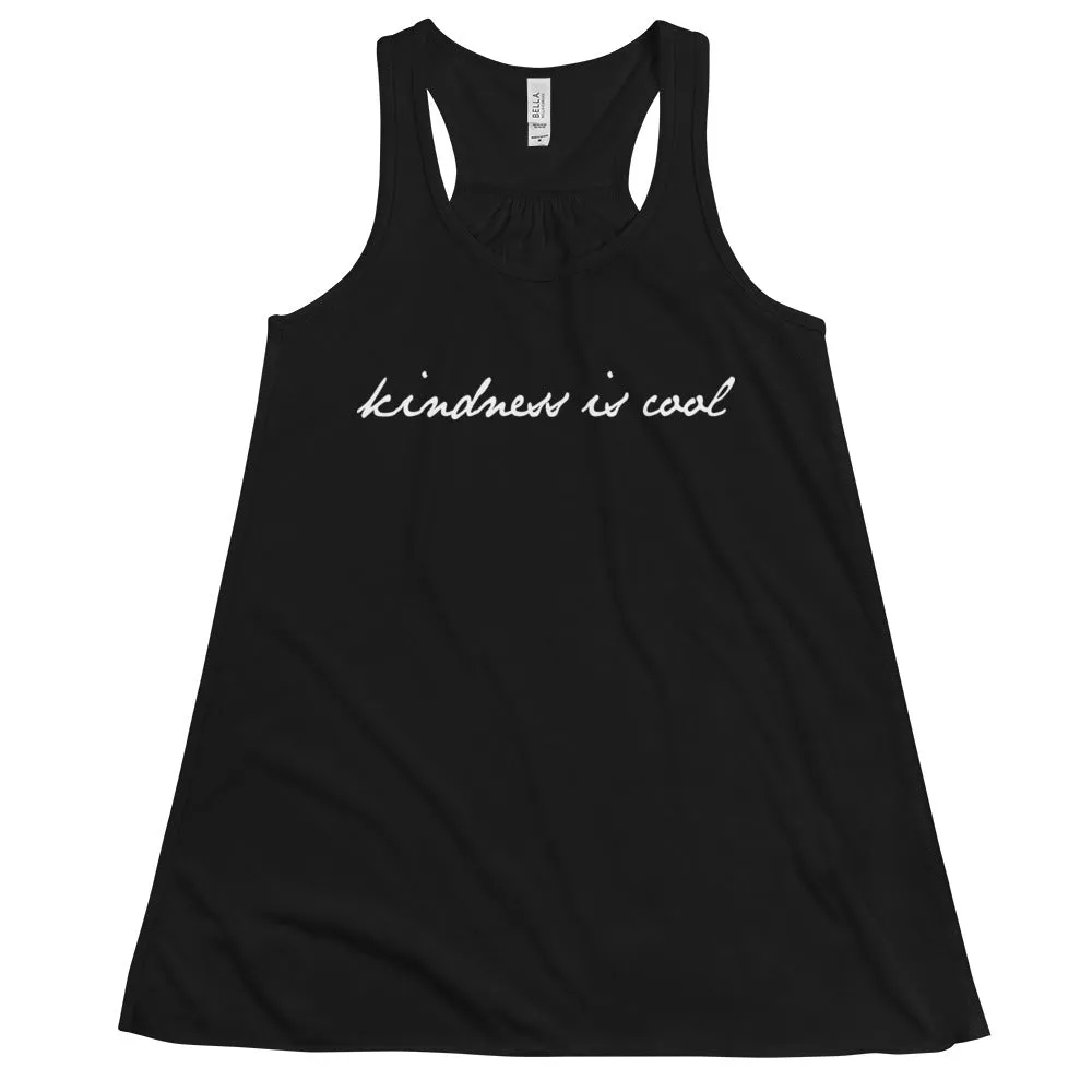 Kindness Is Cool // Women's Flowy Racerback Tank