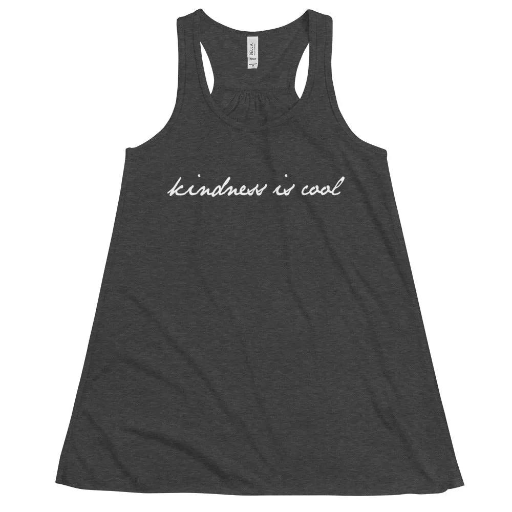 Kindness Is Cool // Women's Flowy Racerback Tank