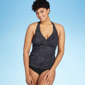 Kona Sol Women's Halter Tankini Top AFL63