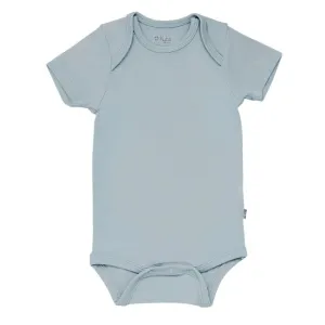 Kyte Baby Short Sleeve Bodysuit in Fog