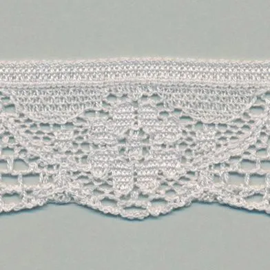 Leavers Trimming Lace #100 Pale Silver