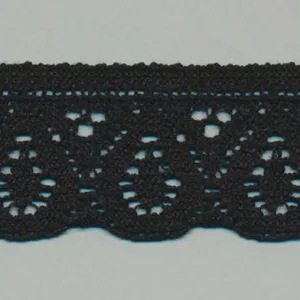 Leavers Trimming Lace #50 Black