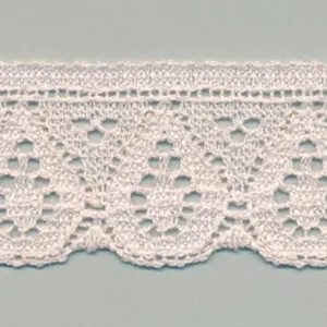 Leavers Trimming Lace #60 Marshmallow Pink