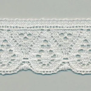 Leavers Trimming Lace #81 Powder Blue