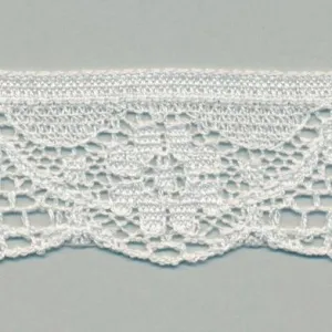 Leavers Trimming Lace #81 Powder Blue