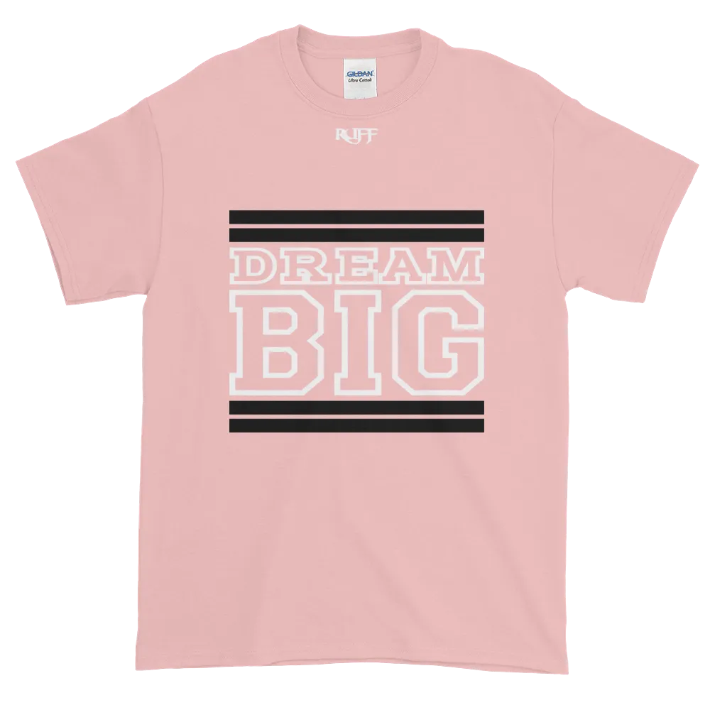 Light Pink Black and White Short Sleeve T-Shirt