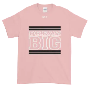 Light Pink Black and White Short Sleeve T-Shirt