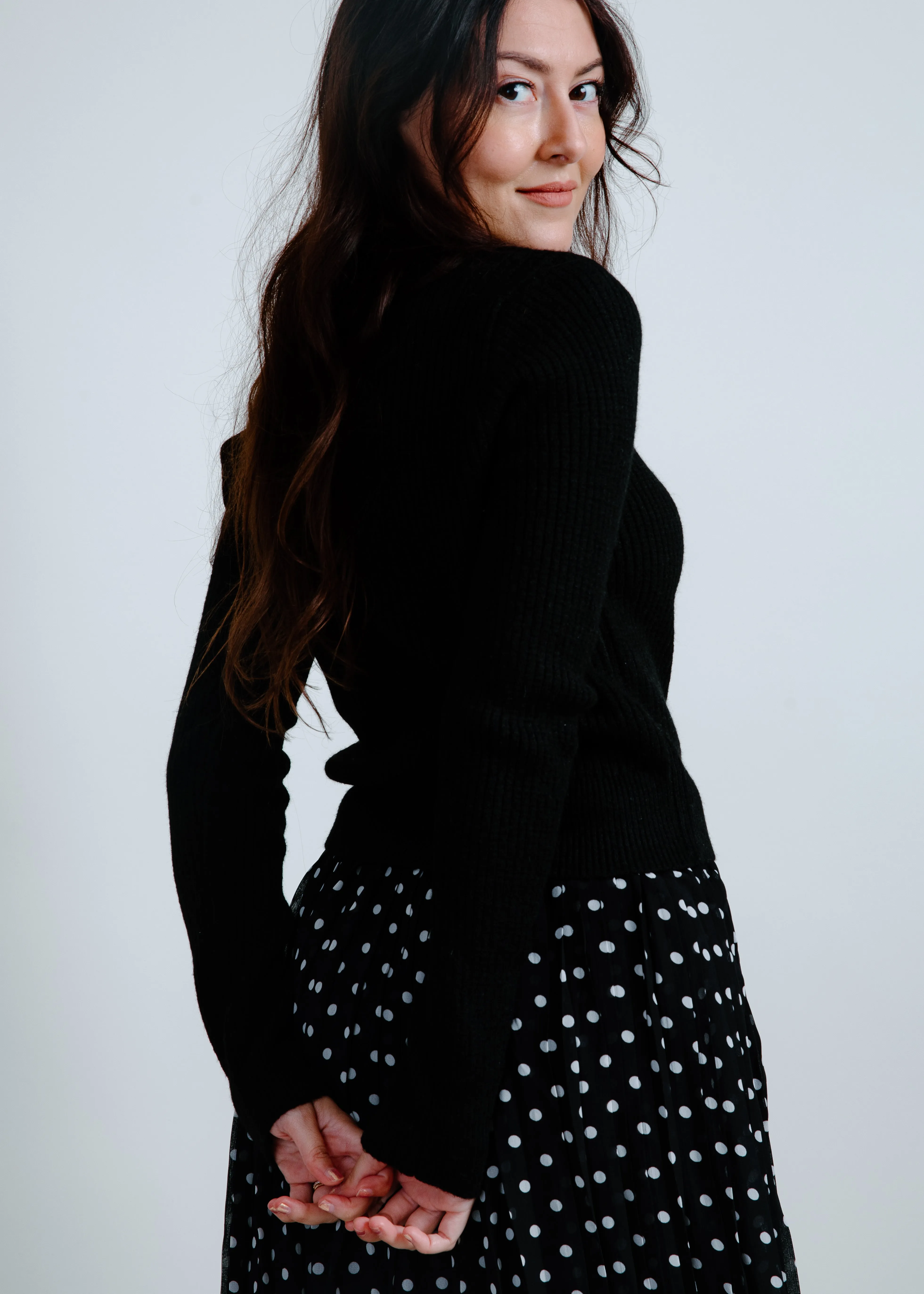 Linda Flowy Wide Leg Polka Dot Pants