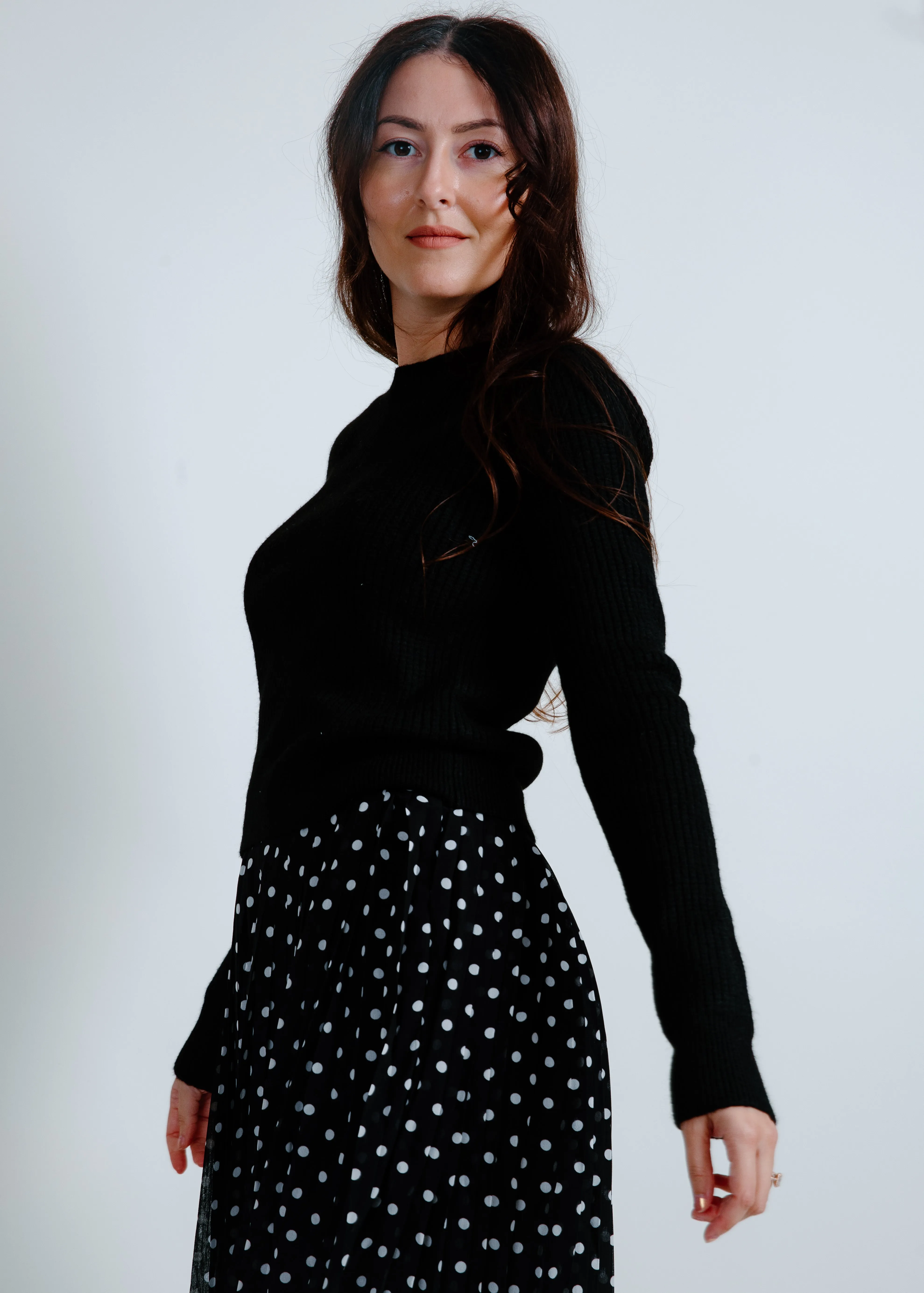 Linda Flowy Wide Leg Polka Dot Pants