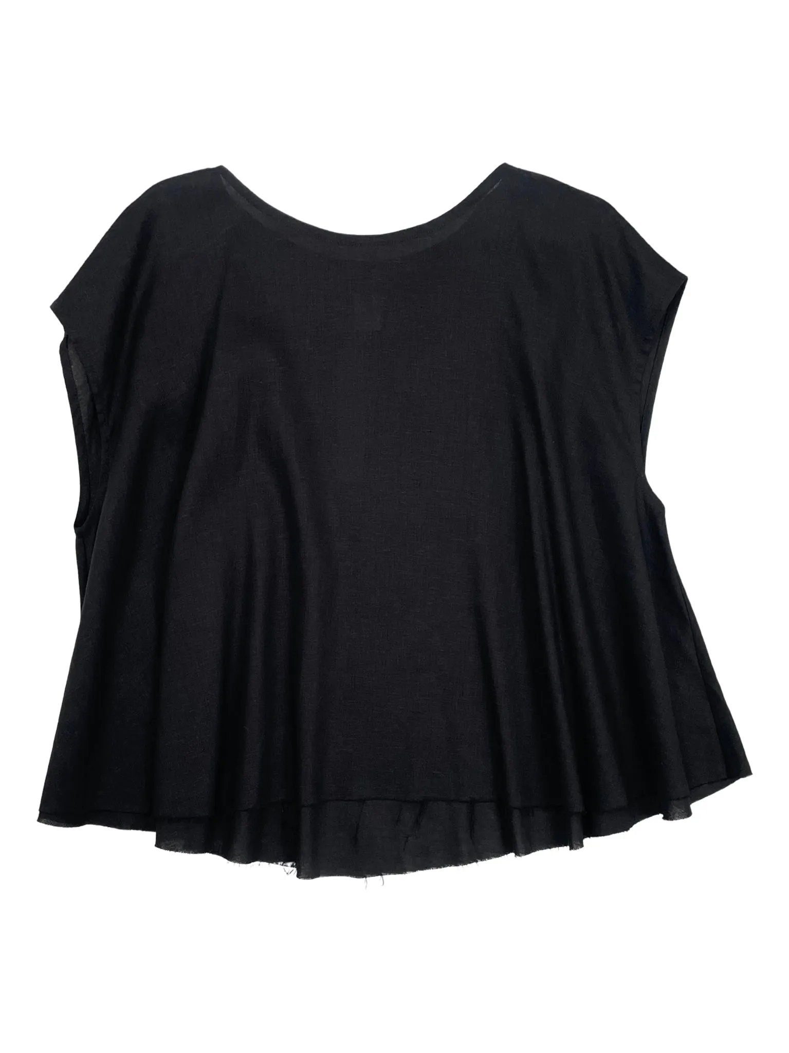 Linen Top in Black