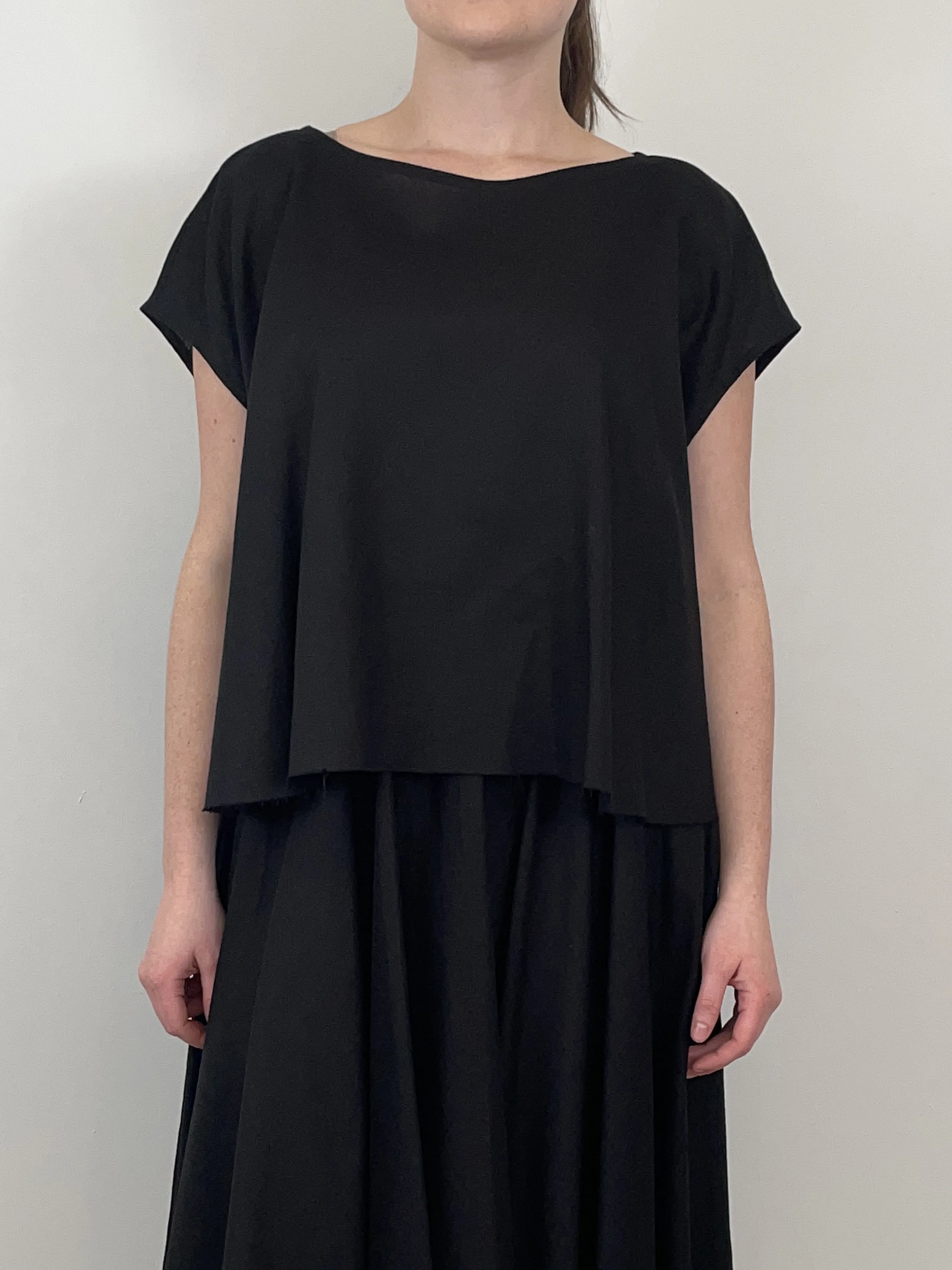 Linen Top in Black