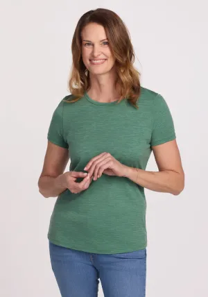 Liza Crew Neck Tee - Sea Mist
