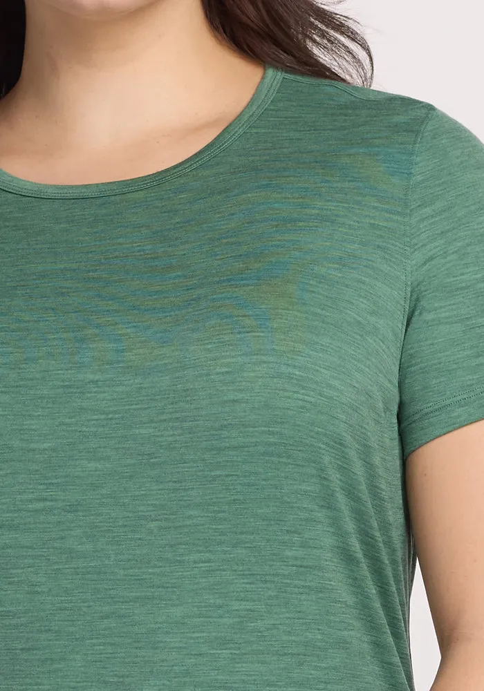 Liza Crew Neck Tee - Sea Mist