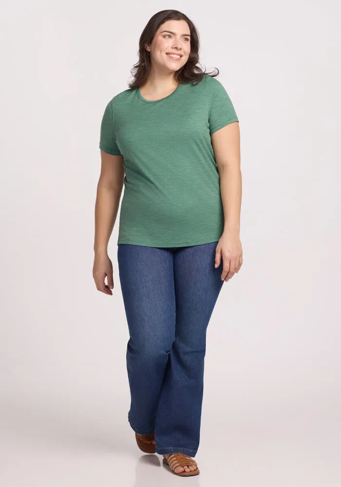 Liza Crew Neck Tee - Sea Mist