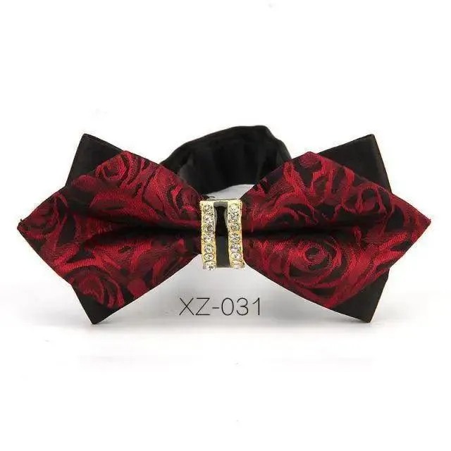Luxury Men Polyester Bowtie Fashionable Bowtie Stylish Design Wedding Parties Bowties