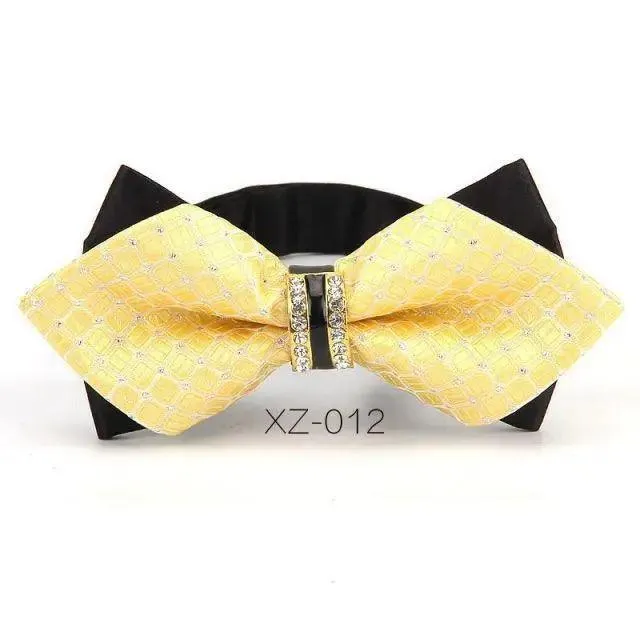 Luxury Men Polyester Bowtie Fashionable Bowtie Stylish Design Wedding Parties Bowties