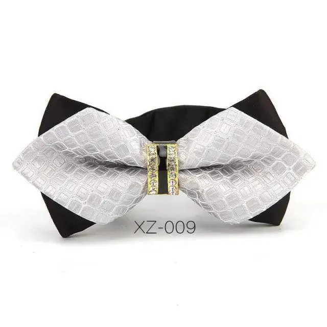 Luxury Men Polyester Bowtie Fashionable Bowtie Stylish Design Wedding Parties Bowties