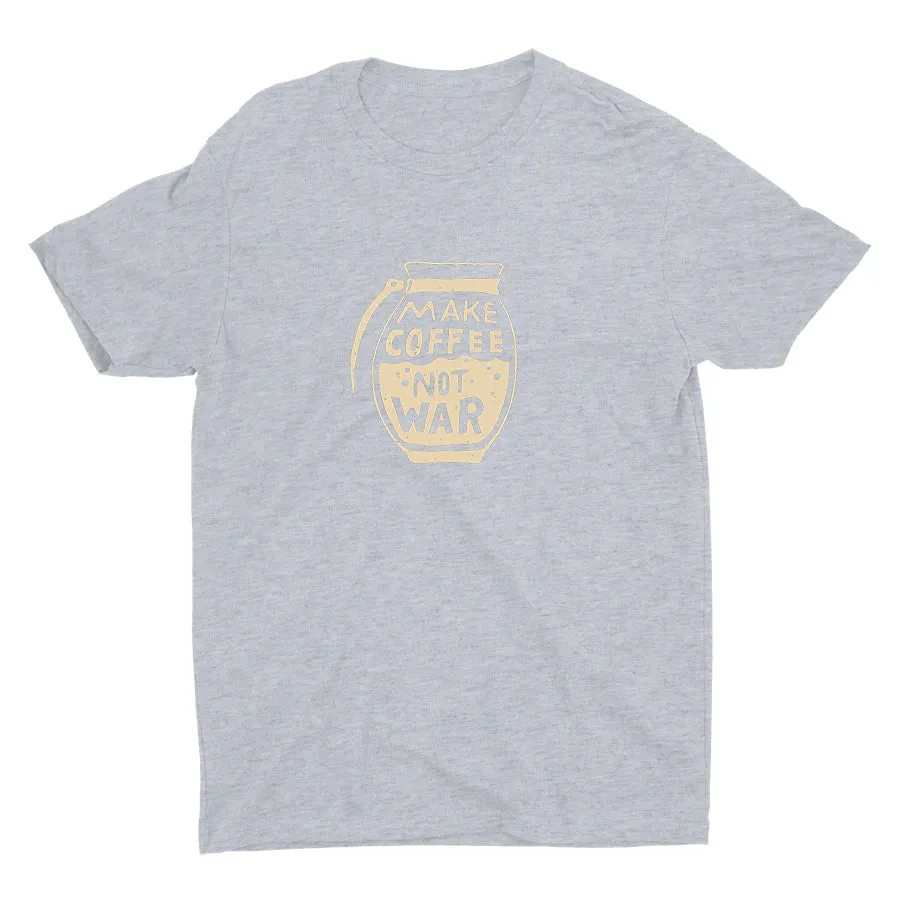 Make Coffee Not War Cotton Tee