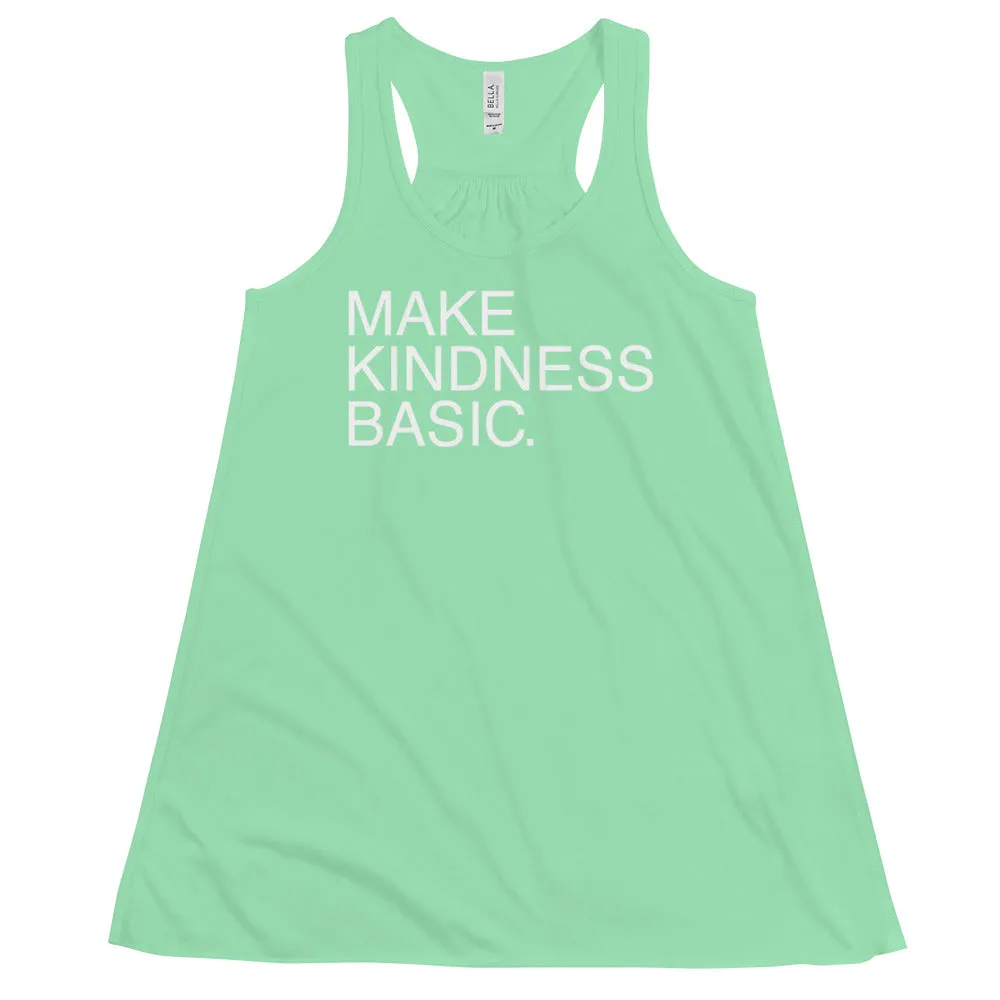 Make Kindness Basic // Women's Flowy Racerback Tank