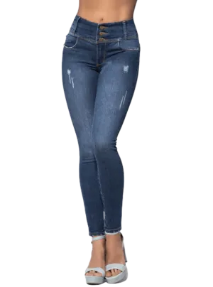 Mapale Butt lifting jeans with Girdle Lining D1913