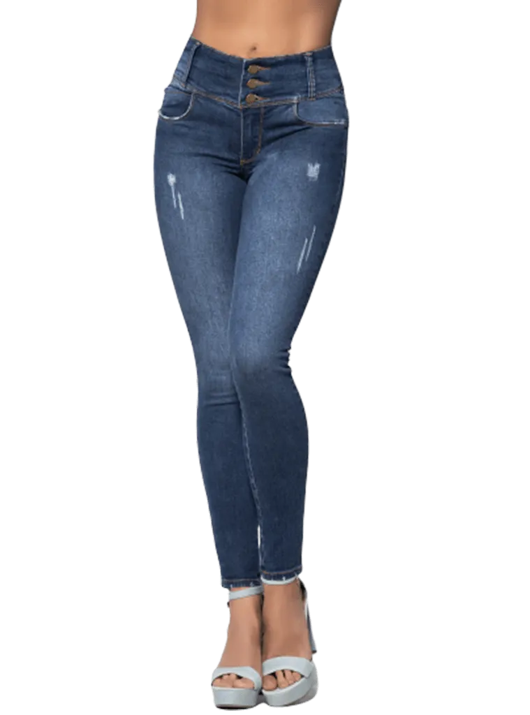 Mapale Butt lifting jeans with Girdle Lining D1913