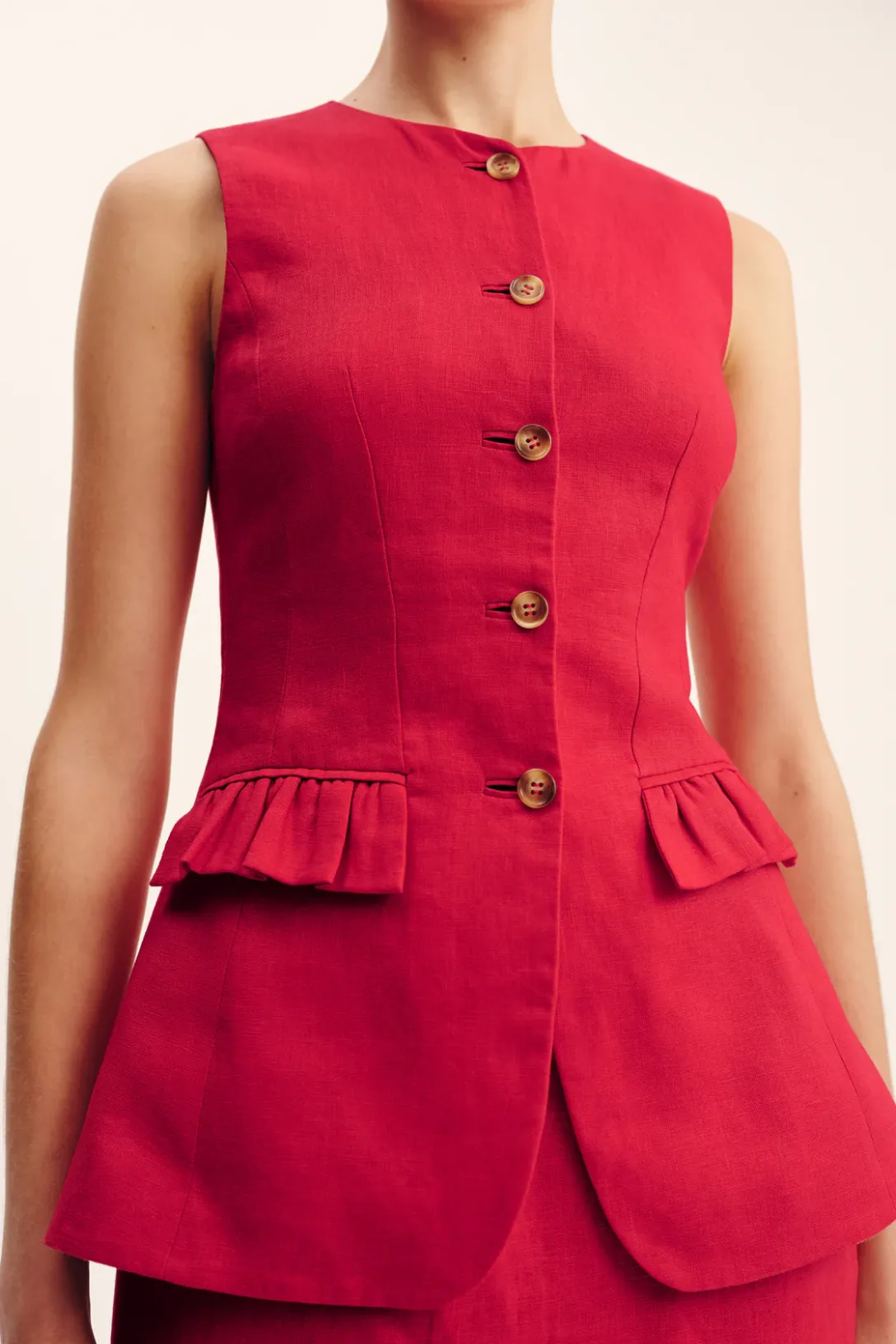 Matilda Gilet | Red