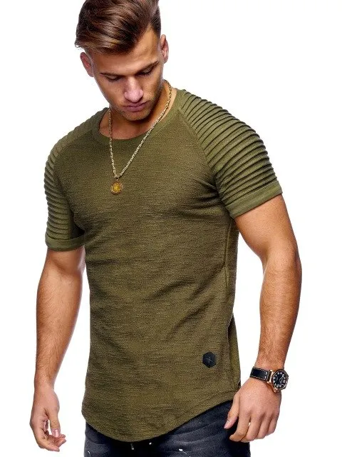 Men Bamboo Fiber T-Shirts 2018 Men's summer T-Shirts Tops Male Short Sleeve Cotton Tops tees bodybuilding Fold T-shirt man 3XL