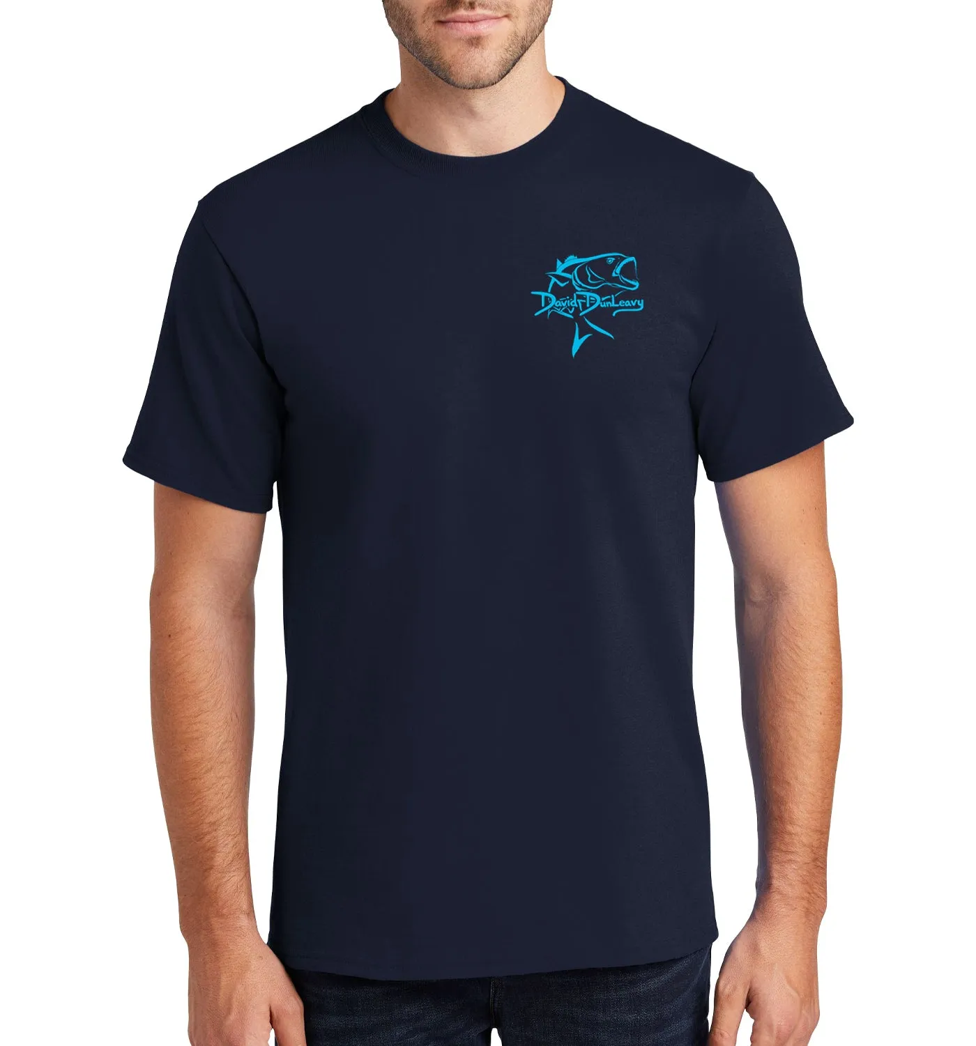 Men's Bluefish Deco Short Sleeve Cotton T-Shirt