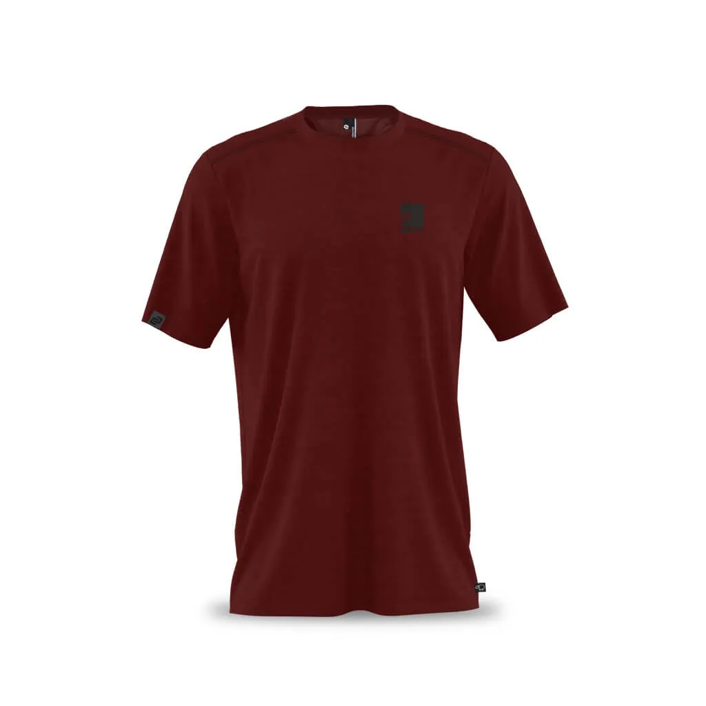 Men's Casual Merino T Shirt (Bloodstone)