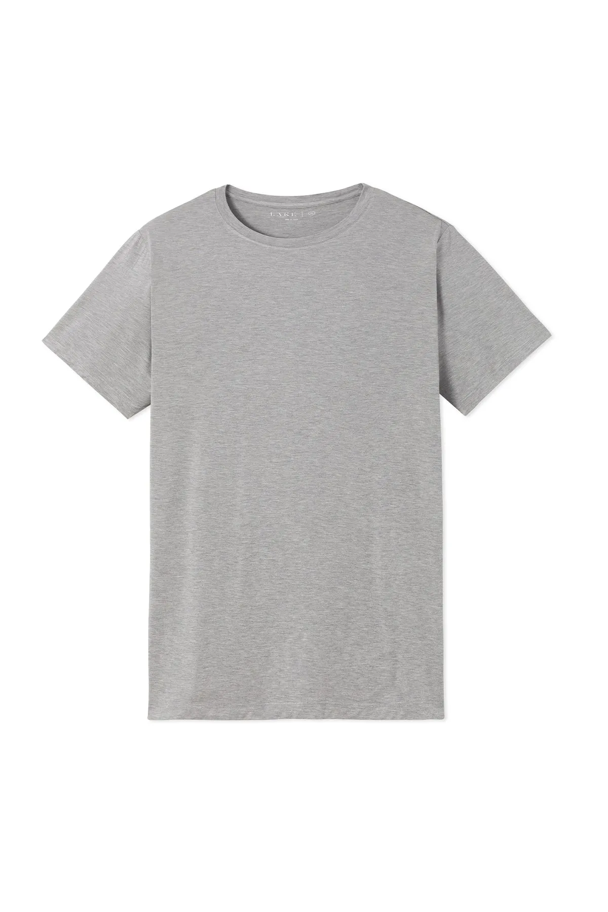 Men's Short Sleeve Bamboo Tee in Heather Gray