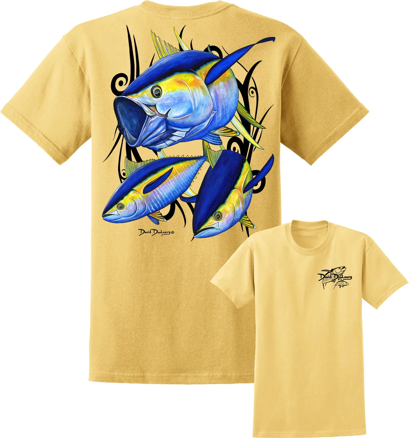 Men's Yellowfin Tuna Short Sleeve Cotton T-Shirt