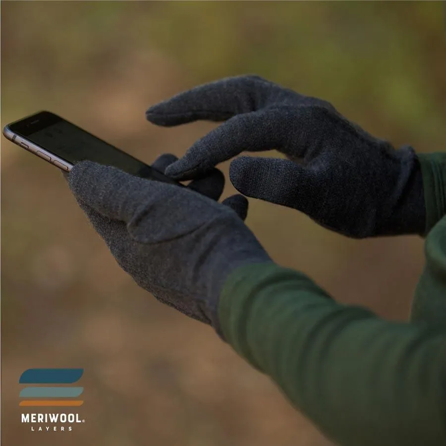 Merino Blend Touch Screen Liner Gloves