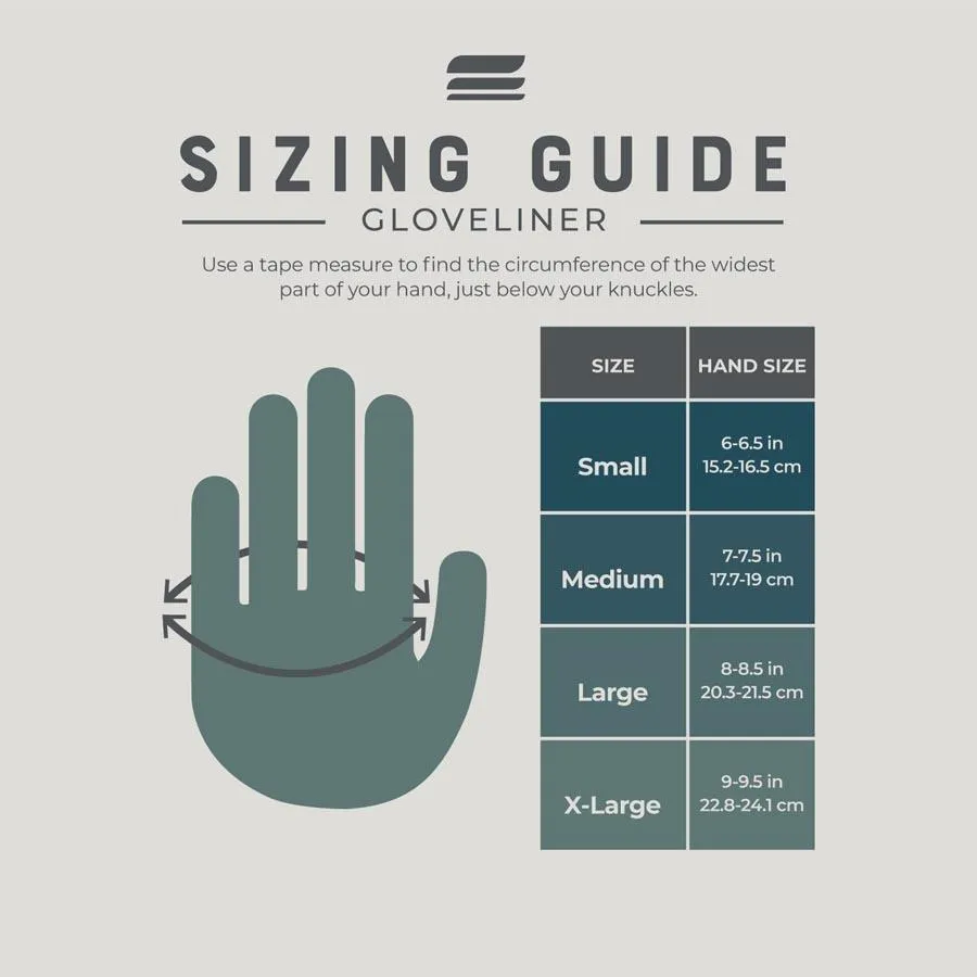 Merino Blend Touch Screen Liner Gloves
