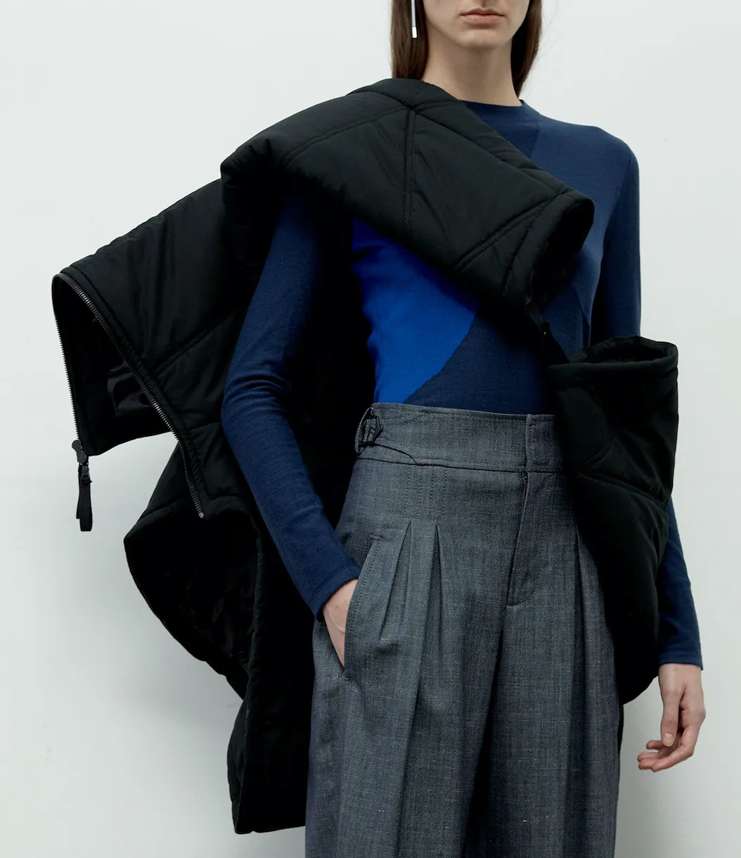 Merino Wool Scuba Knit Sweater - Colovos x Woolmark