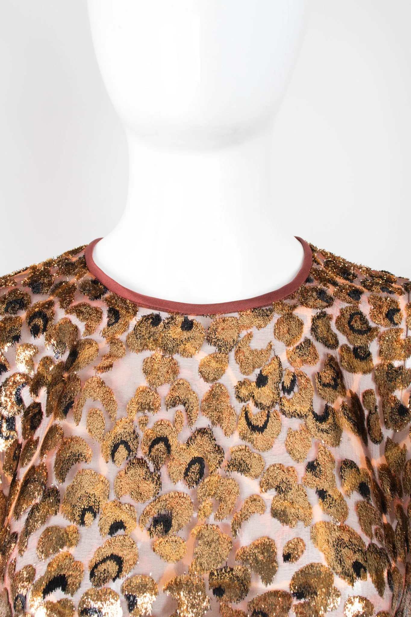 Metallic Velvet Lamé Animal Tee
