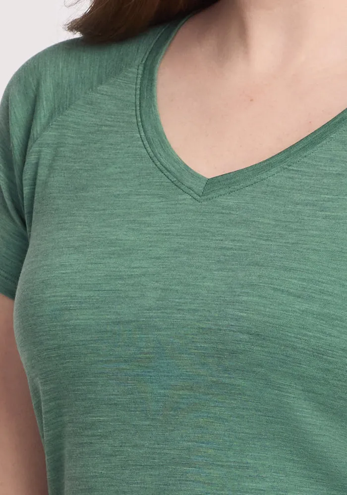Mia V Neck - Sea Mist