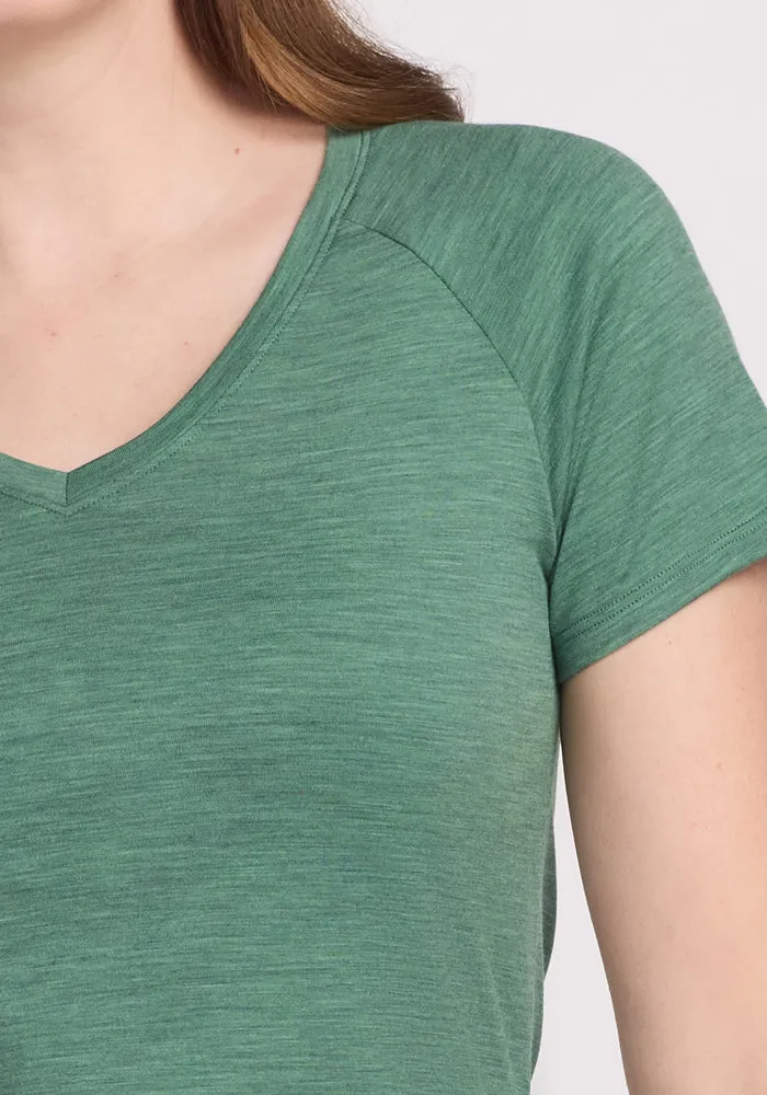 Mia V Neck - Sea Mist