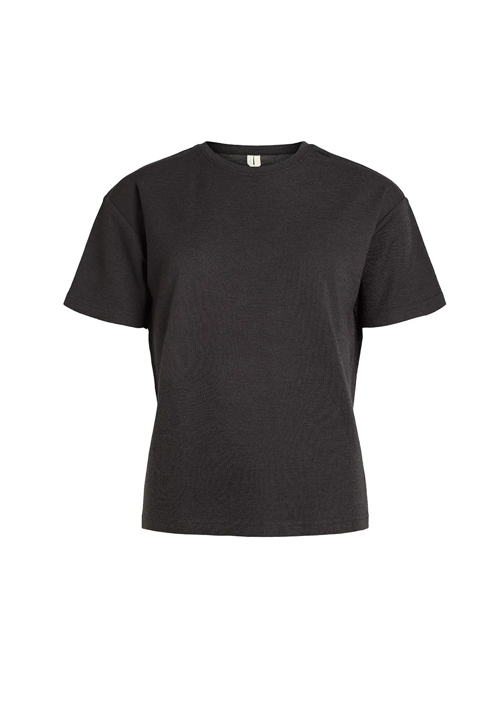 Mirja wool wide tee - almost black